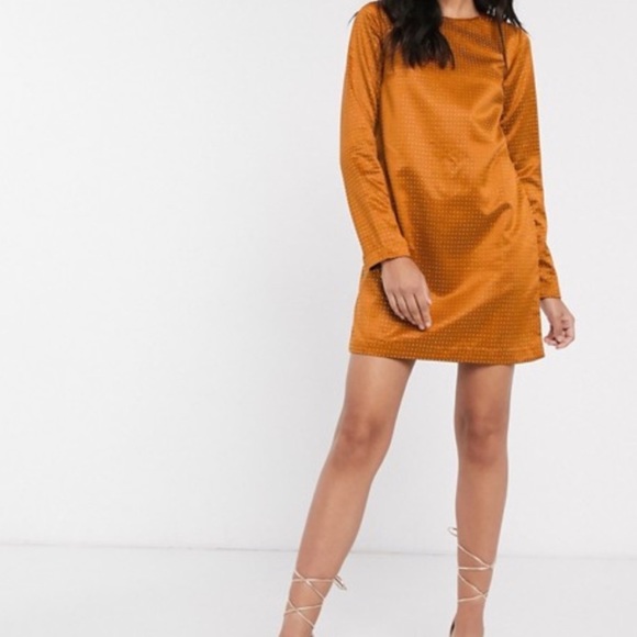 ASOS Dresses & Skirts - ASOS Mini Shift Dress with Stud Embellishment SZ US 6 EUC